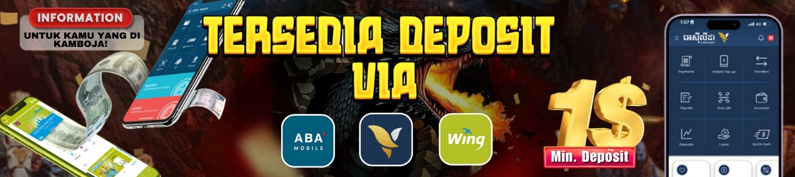 DEPOSIT VIA ABA